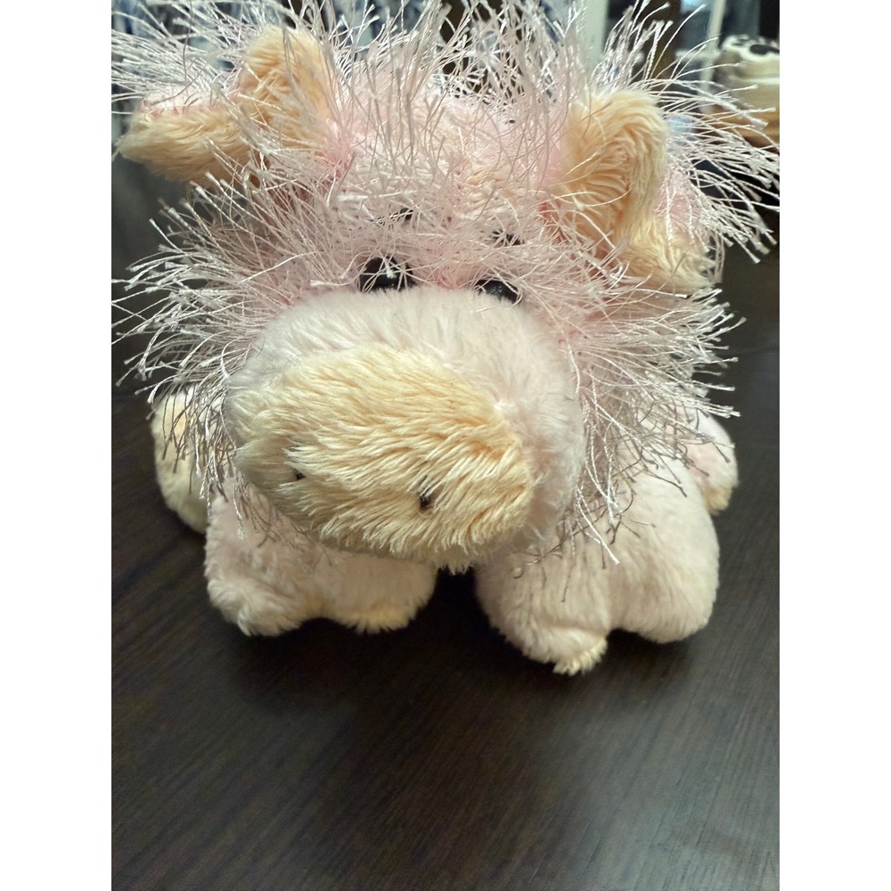 Ganz Webkinz Pig HM002 Pink Fuzzy Plush Stuffed Animal Toy with Tush Tag